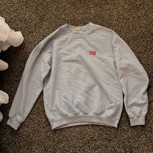 💙baby blue sweatshirt; size S